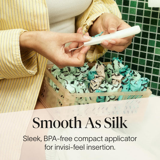 Cora organic cotton tampons 36-regular pack provides reliable protection for active days.
