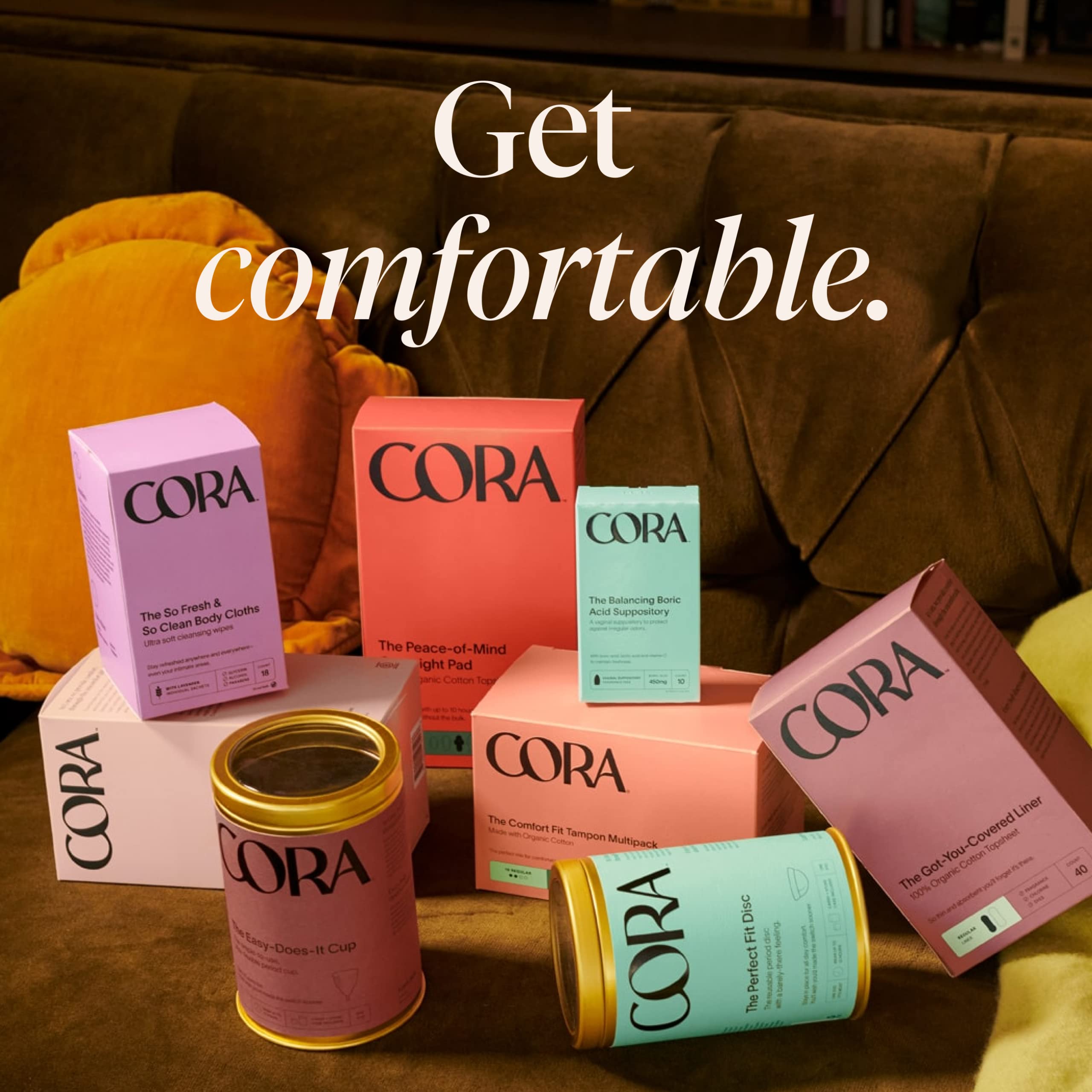 Cora woven cord adds an extra barrier for leak protection