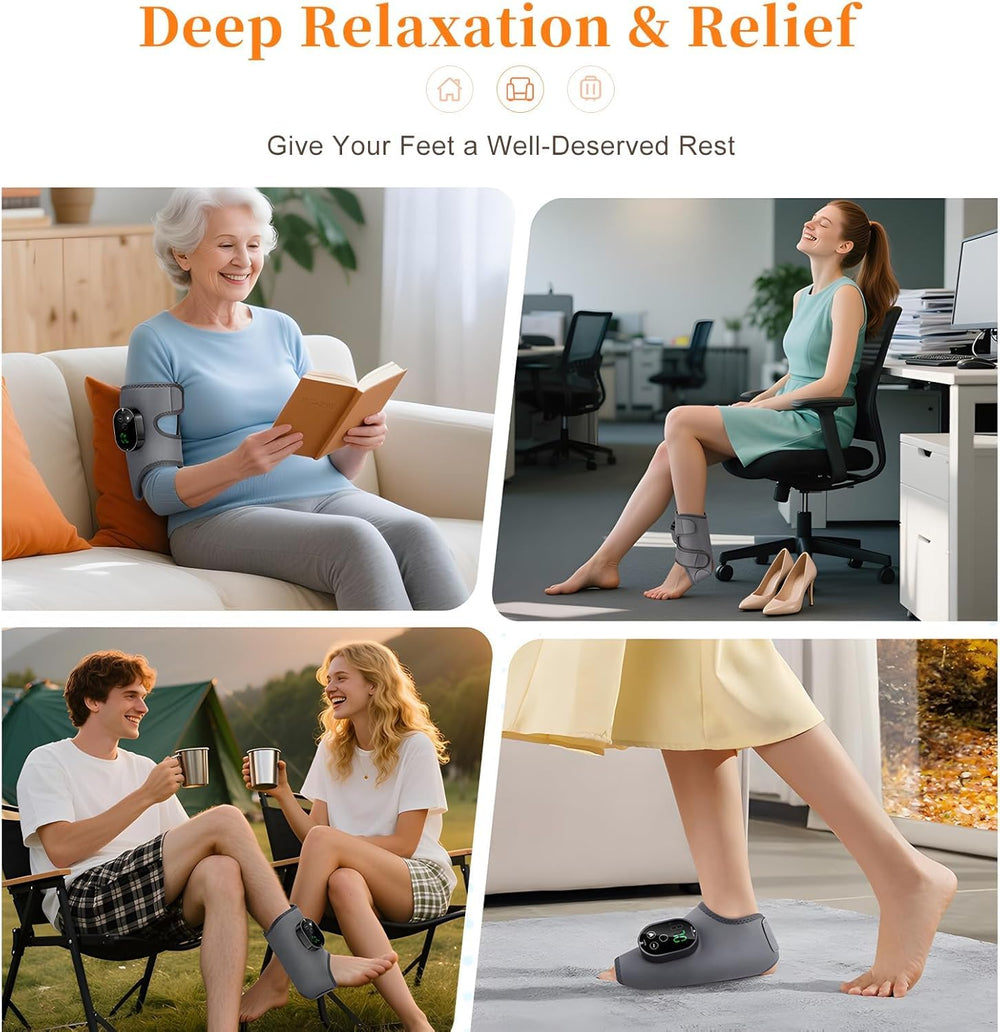 Cordless Foot & Ankle Massager gift pack presents a thoughtful wellness gift