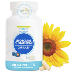 Core Med Science Liposomal Glutathione liquid pour showing quick absorption potential
