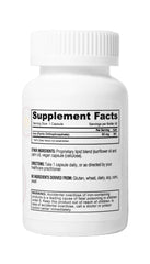 Dairy-free, non-GMO liposomal iron capsules suitable for sensitive diets.