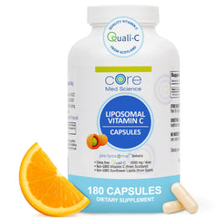 Core Med Science Liposomal Vitamin C bottle—supports daily immune and antioxidant wellness.