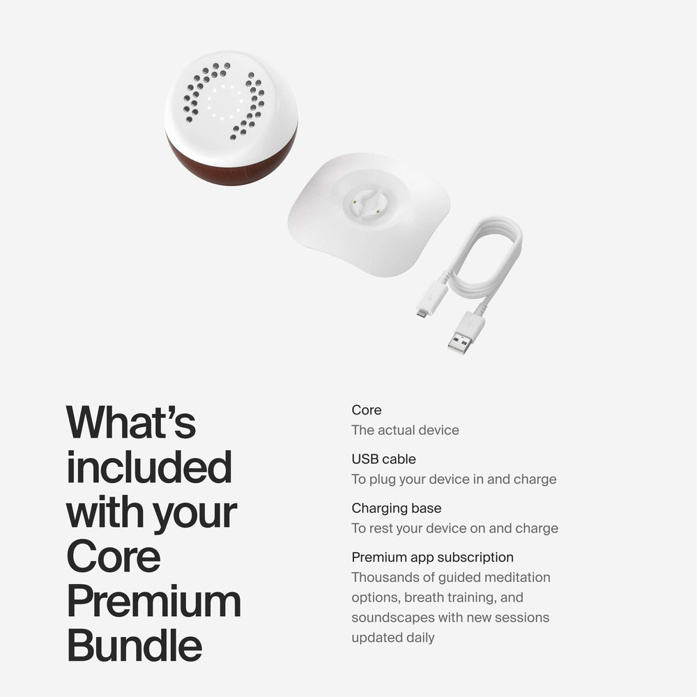 Premium Core library with artist-made music meditations for focus