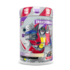Core Nutritionals Energon Pre Workout bottle in grape lemonade for focused energy.