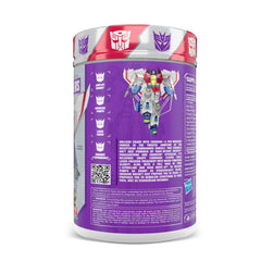 Starscream prize inside Energon tub hints at a collectible reward.