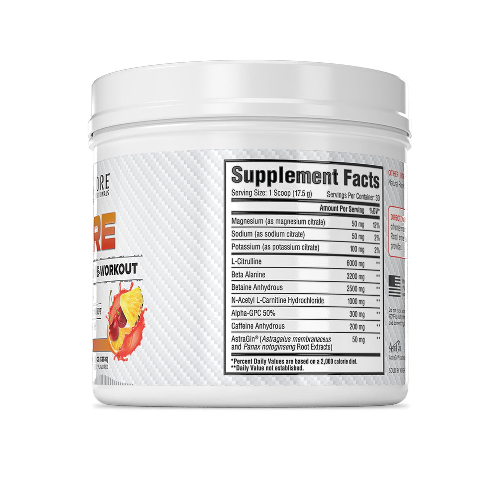 Core PRE drink ready to enjoy delivering focused energy for training sessions