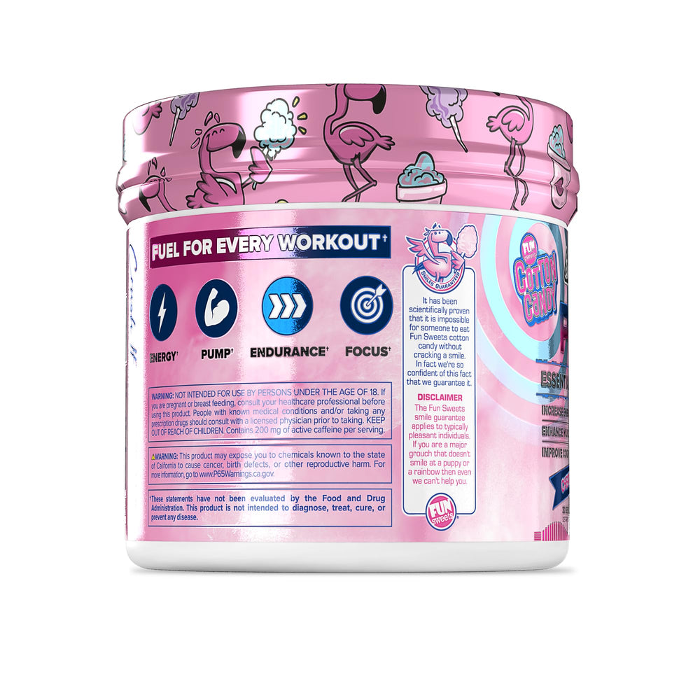 Core Nutritionals Essential Pre Workout lid closeup showing compact design and branding