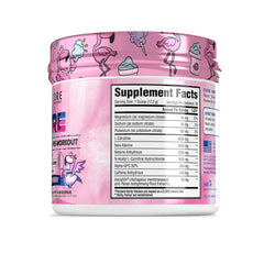 Core Nutritionals Essential Pre Workout poured serving with scoop and powder texture