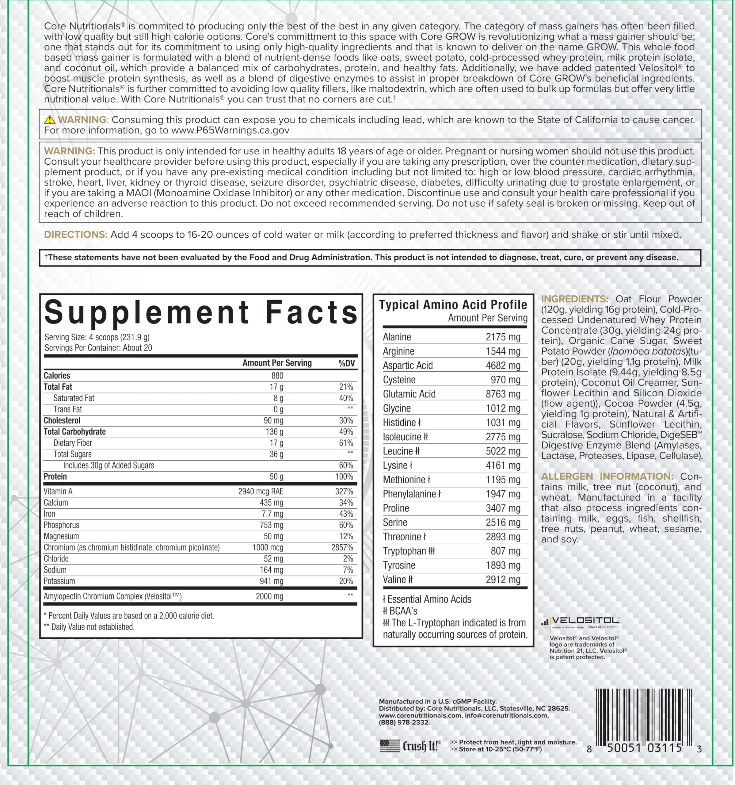 Prepared shake shows creamy cookies-n-cream flavor for convenient daily fueling.