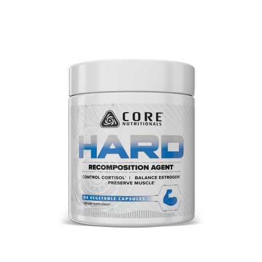 Core Nutritionals HARD bottle pouring capsules, convenient daily recomposition support.