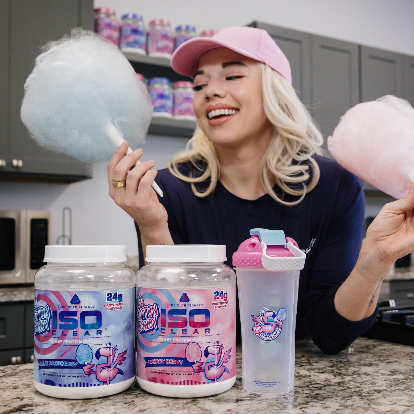 Core Nutritionals Iso Clear Whey Label Front showcases clean branding and nutrition facts.