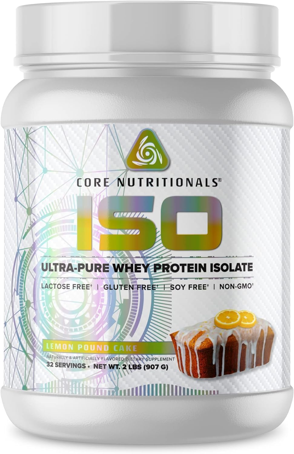 Core Nutritionals Iso Whey Protein Isolate bottle for post-workout fueling