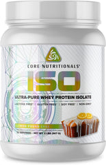 Core Nutritionals Iso Whey Protein Isolate bottle for post-workout fueling