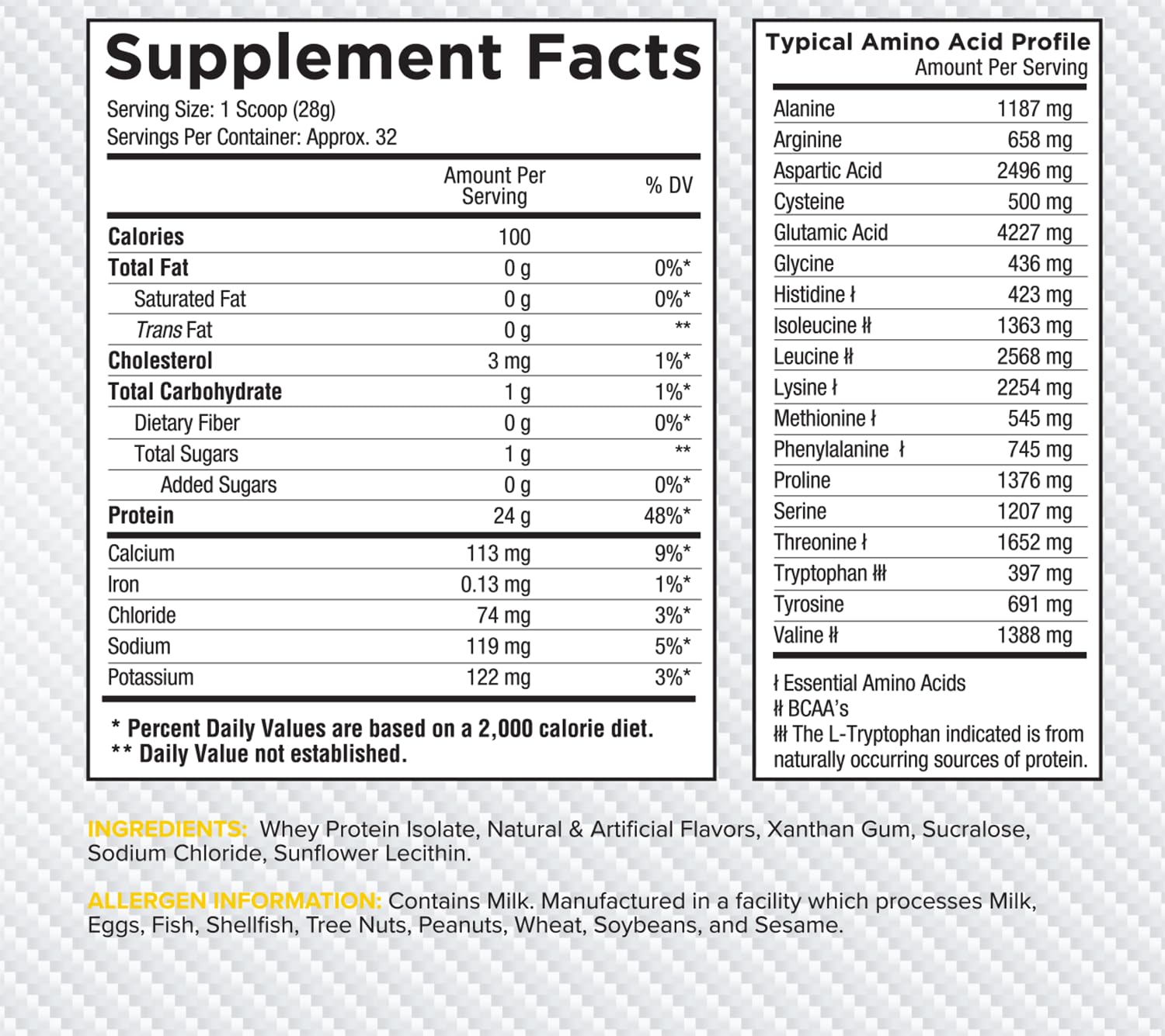 Core Nutritionals Iso Whey Protein Isolate natural flavor provides premium taste