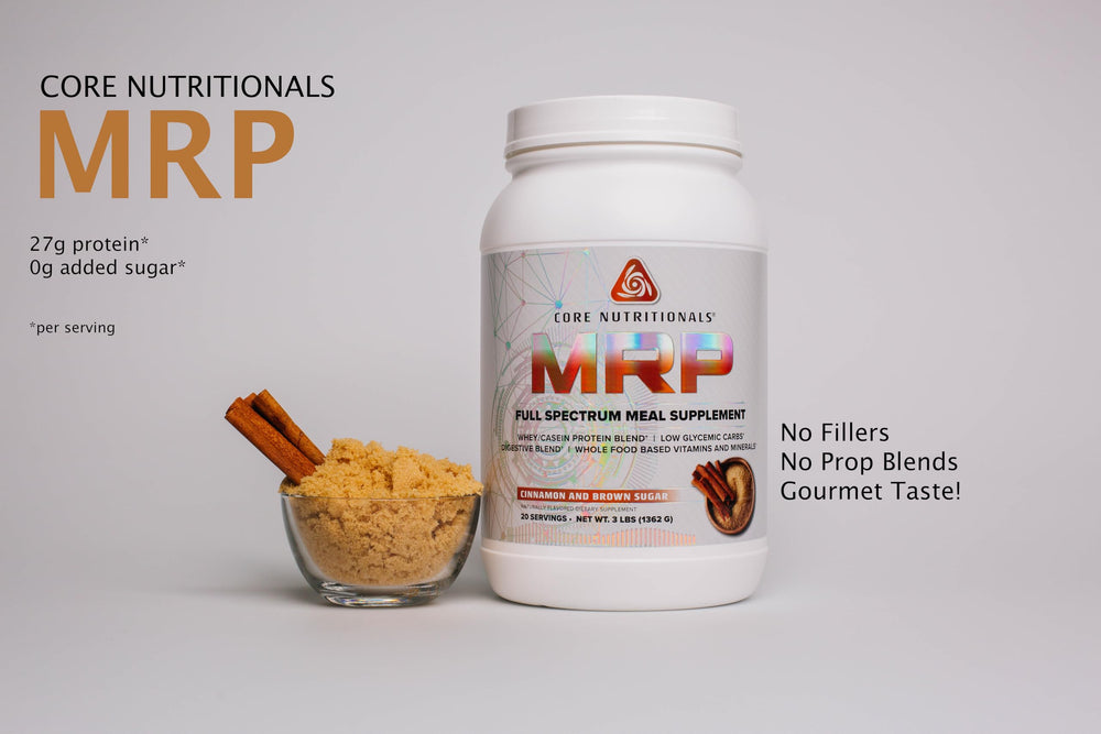 Core Nutritionals Platinum MRP scoop—easy-to-dispense serving for consistent intake.