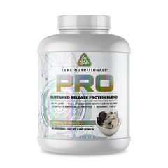 Core Nutritionals Pro Sustained Release bottle pour demonstrates post-workout recovery