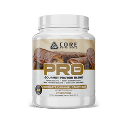 Core Nutritionals Pro Sustained Release Whey bottle front view for steady recovery.