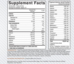 Core Nutritionals Pro Sustained Release Whey includes micellar casein milk proteins.