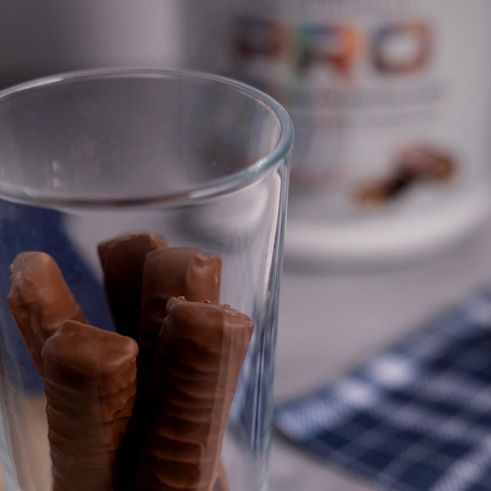 Core Nutritionals Pro Sustained Release Whey pour into glass for easy mixing.