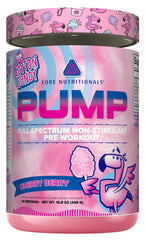 Core Nutritionals Pump bottle, non-stimulant pre-workout for steady workouts