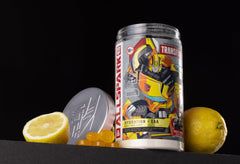 Pouring Allspark into a shaker for a refreshing citrus boost.