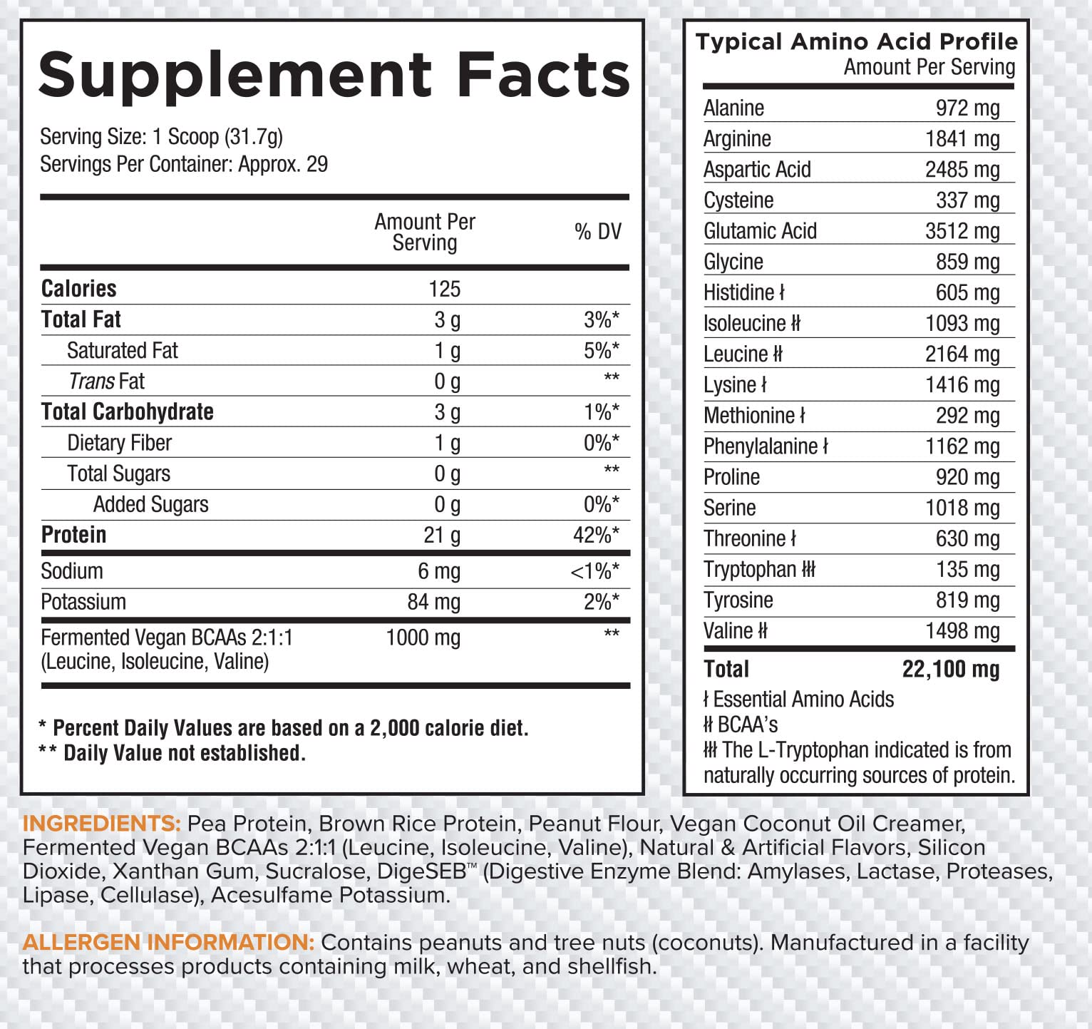 Core Nutritionals Core VEGAN shake with creamy texture and rich color.