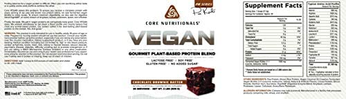 Core VEGAN DigeSEB enzymes bottle signals digestion support for shakes.
