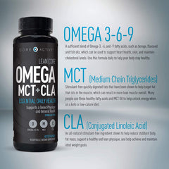 CORE ACTIVE Lean Omega MCT + CLA oils support fast digestion and metabolism.