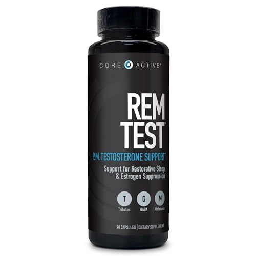 (CORE)ACTIVE REM Test Booster PM bottle with melatonin for nighttime recovery