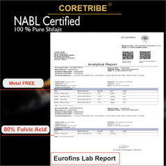 Premium packaging of Coretribe Royal Shilajit Resin highlighting freshness
