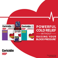 Nighttime use scene with Coricidin HBP relief