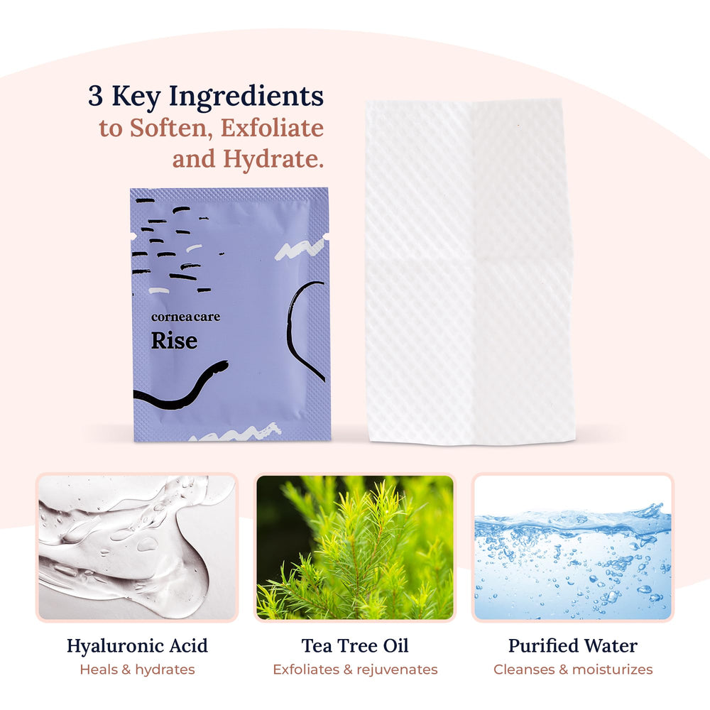 CorneaCare Rise eye-area skin benefits with hydrated appearance