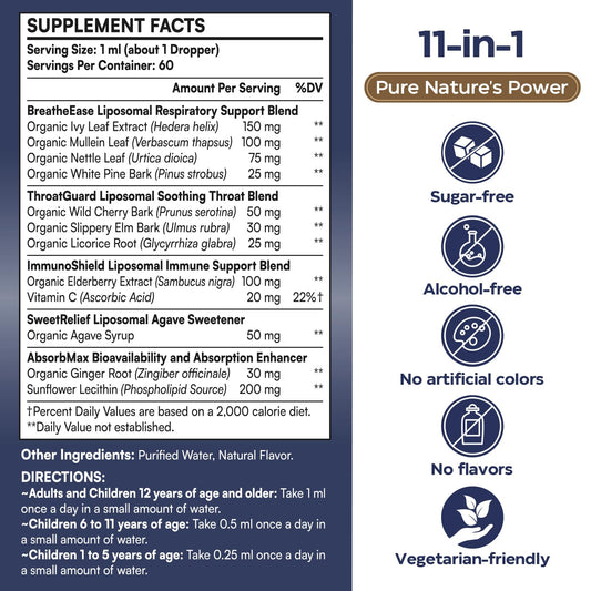Corpofuerte liposomal drops dropper in action for easy dosing