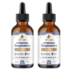 Corpofuerte 11-in-1 liposomal respiratory relief bottle ready for daily use
