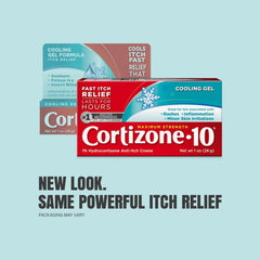 Cortizone-10 box on shelf display suggests trusted, ready-to-use relief.