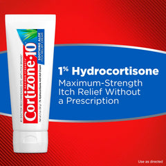 Cortizone-10 fragrance-free dye-free formula on clean skin