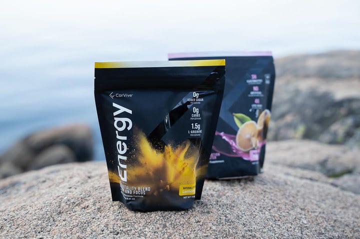 CorVive Energy busy professional using it during a morning routine.