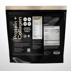 CorVive vanilla powder being mixed into a smooth shake.