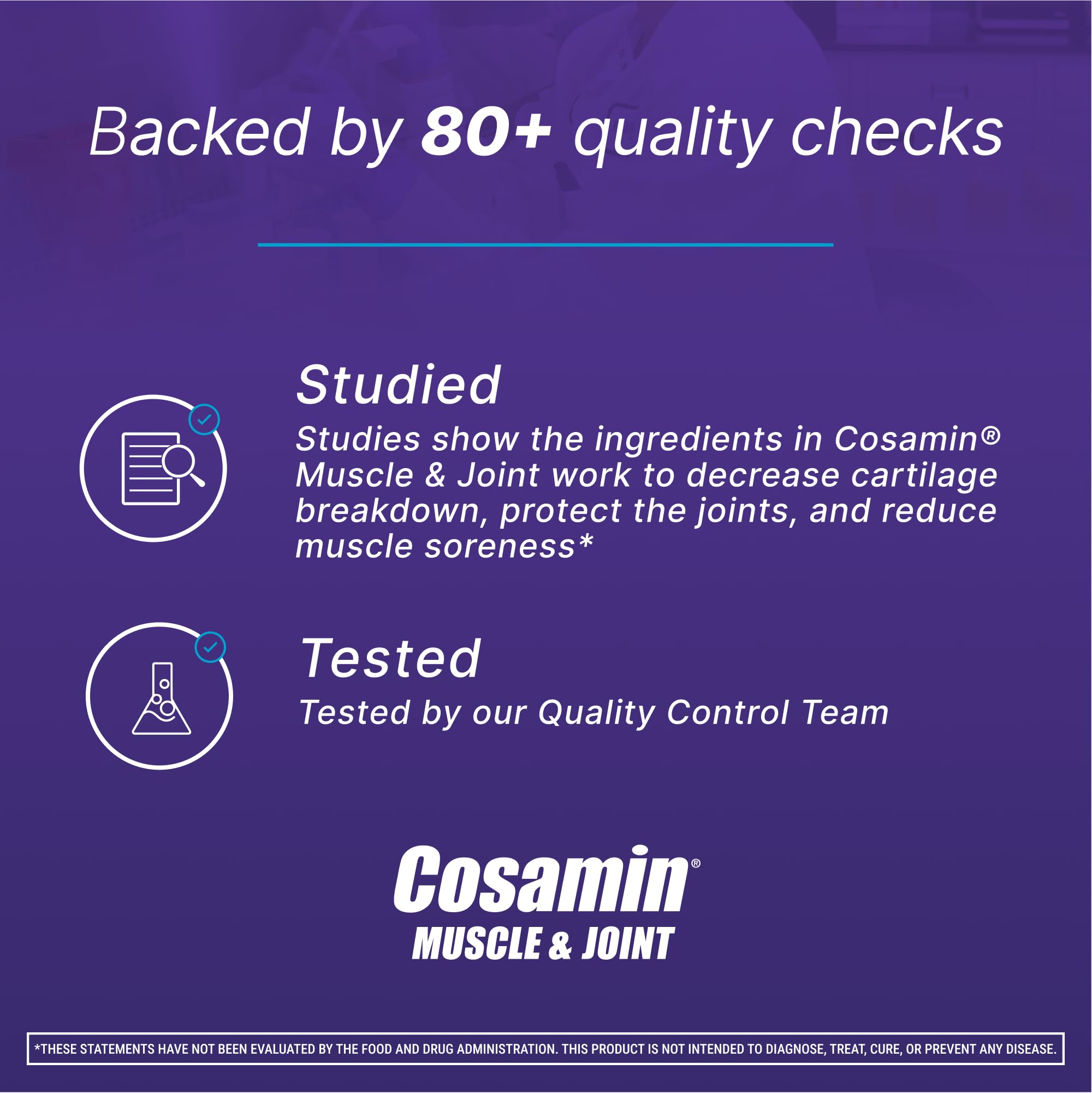 Cosamin Nutramax glucosamine-hci 1000mg display suggesting cartilage-support ingredients.
