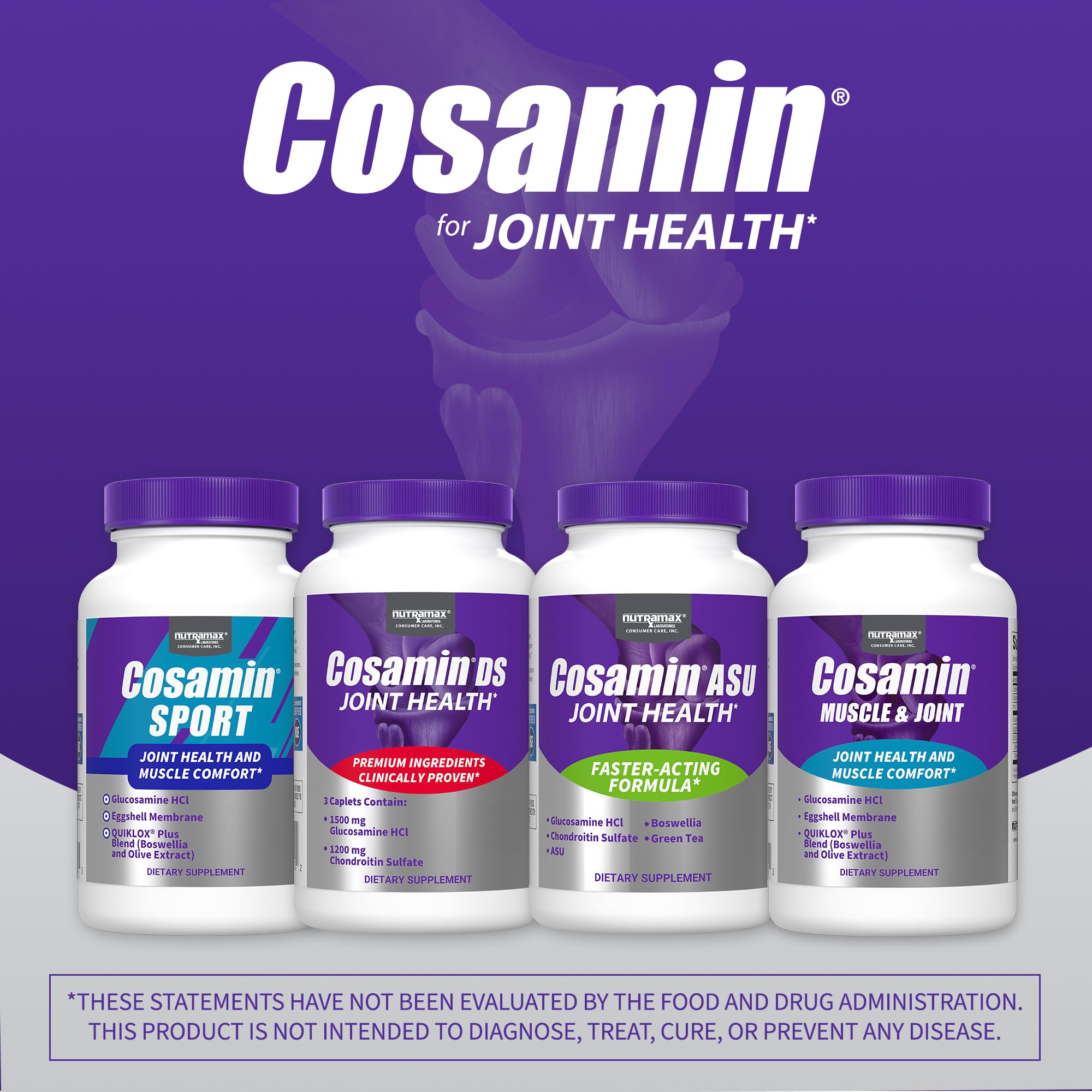 Cosamin Nutramax recovery-after-exercise scene suggesting post-workout ease.