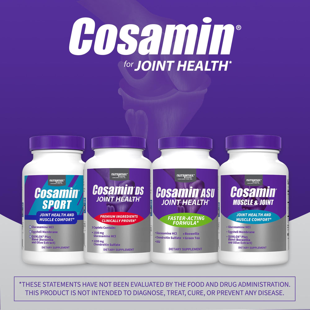 Cosamin Nutramax recovery-after-exercise scene suggesting post-workout ease.
