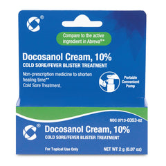 Cosette Cold Sore Cream four-tube set keeps supplies ready.