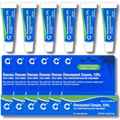 Cosette Cold Sore Cream tube front view for on the go relief.