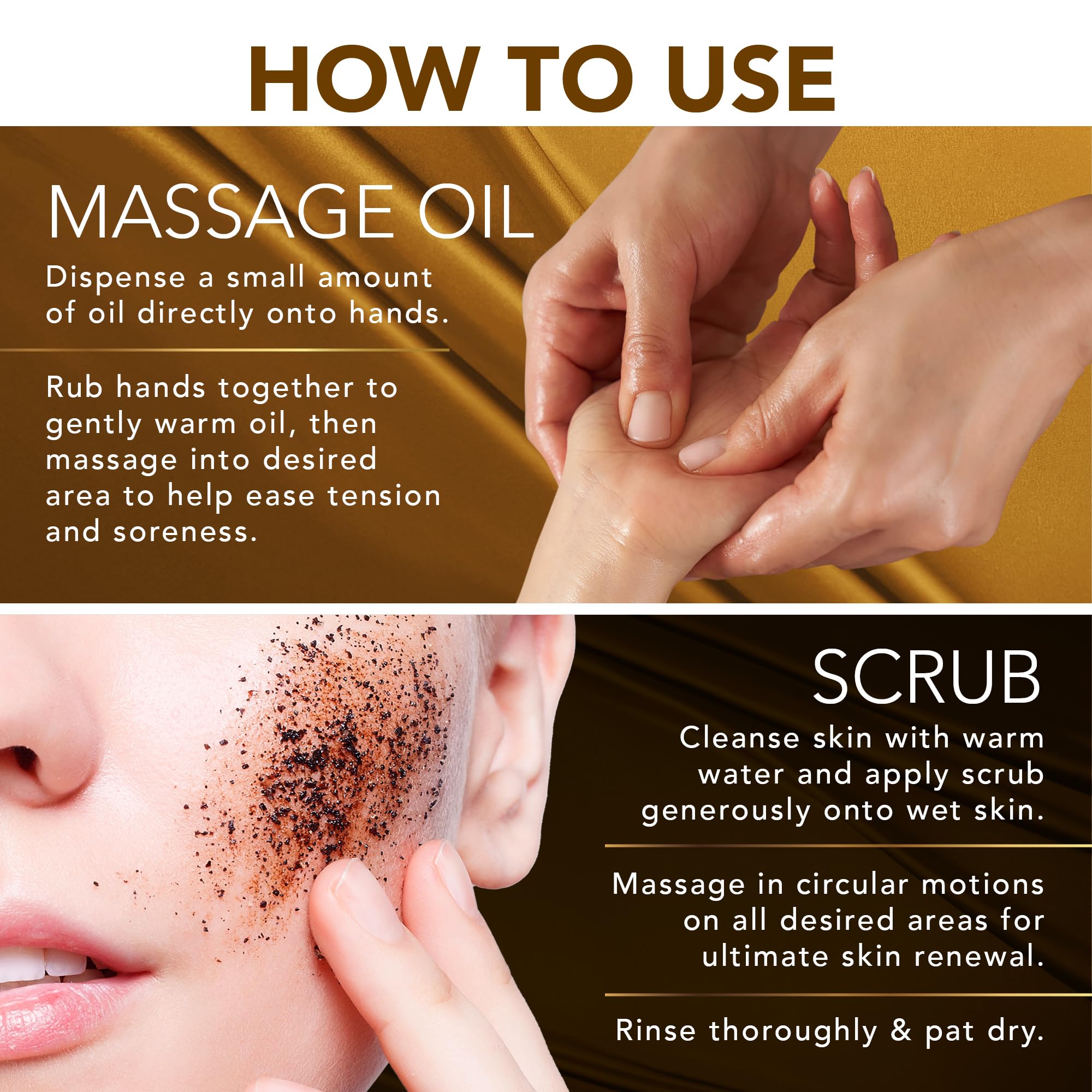 Cosmetasa coffee scrub texture close-up illustrating natural exfoliation.