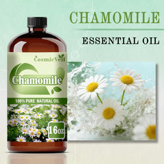 CosmicVeil Chamomile oil with dropper for easy, mess-free application.