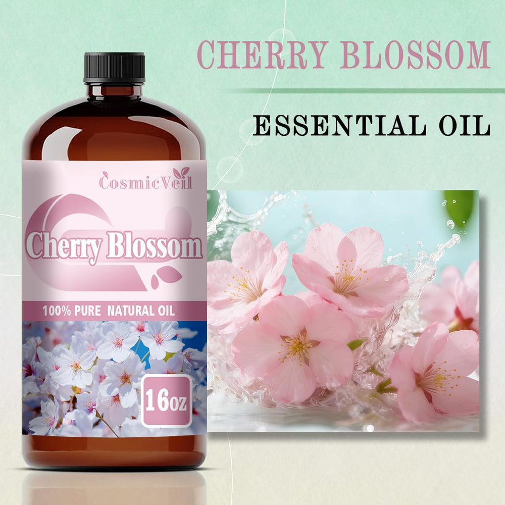 CosmicVeil Cherry Blossom dropper-cap bottle for precise, mess-free use.
