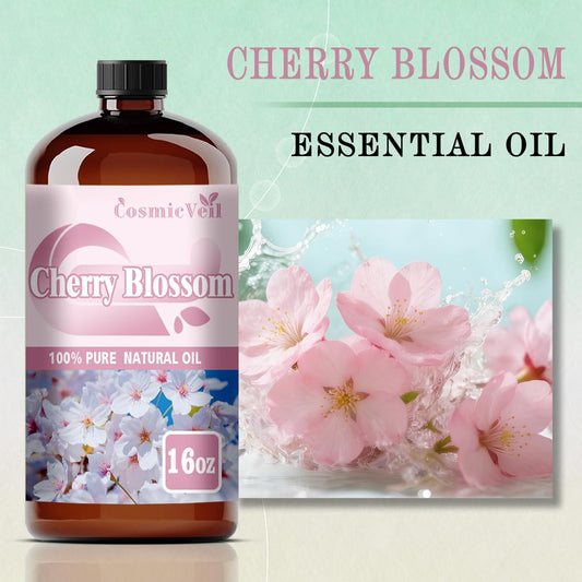 CosmicVeil Cherry Blossom dropper-cap bottle for precise, mess-free use.