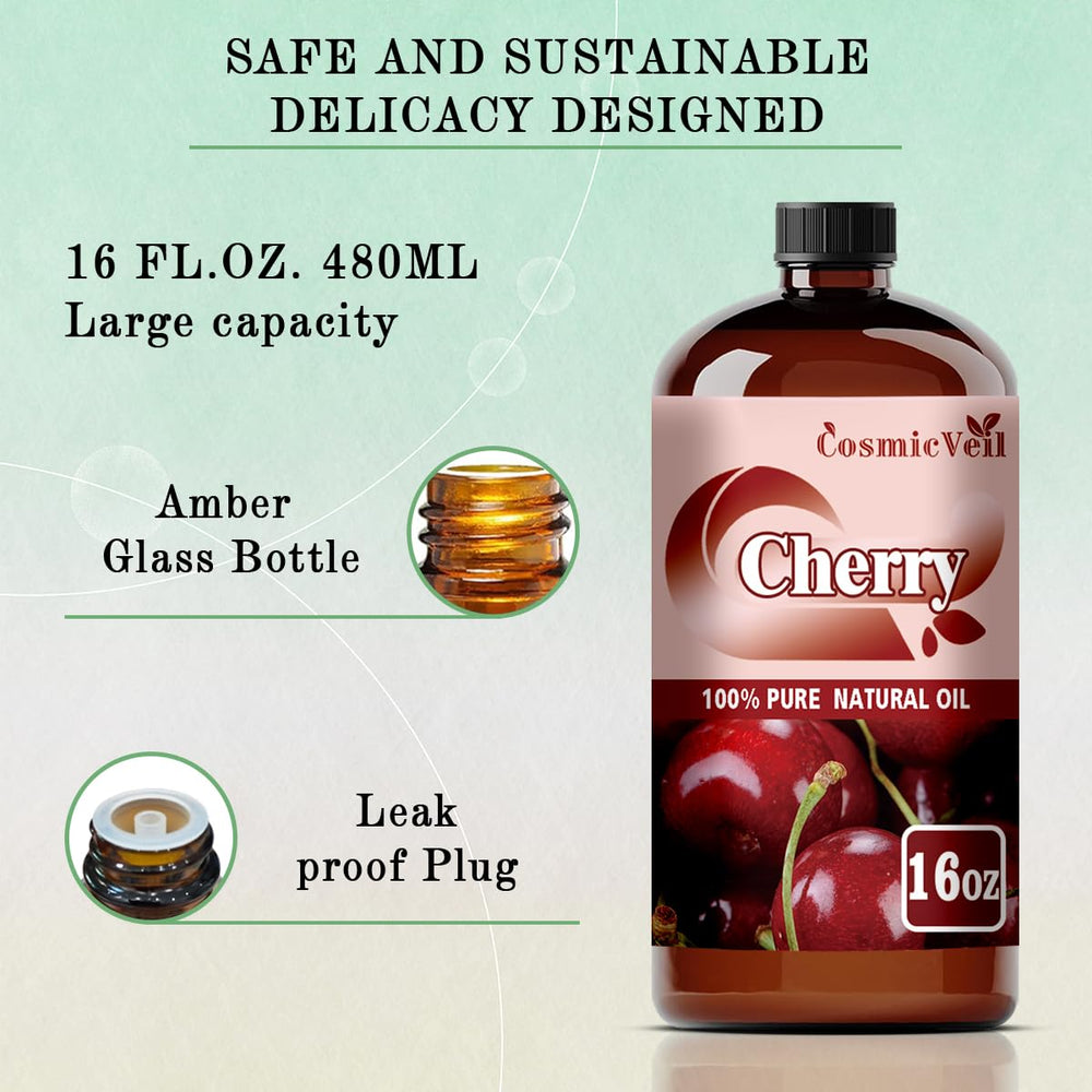 CosmicVeil Cherry essential oil for humidifiers to refresh air.