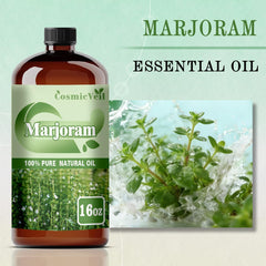 CosmicVeil Marjoram oil amber glass bottle preserves purity during storage.