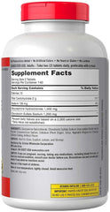CostCo Kirkland Signature tablets closeup highlights dosage for daily joint support